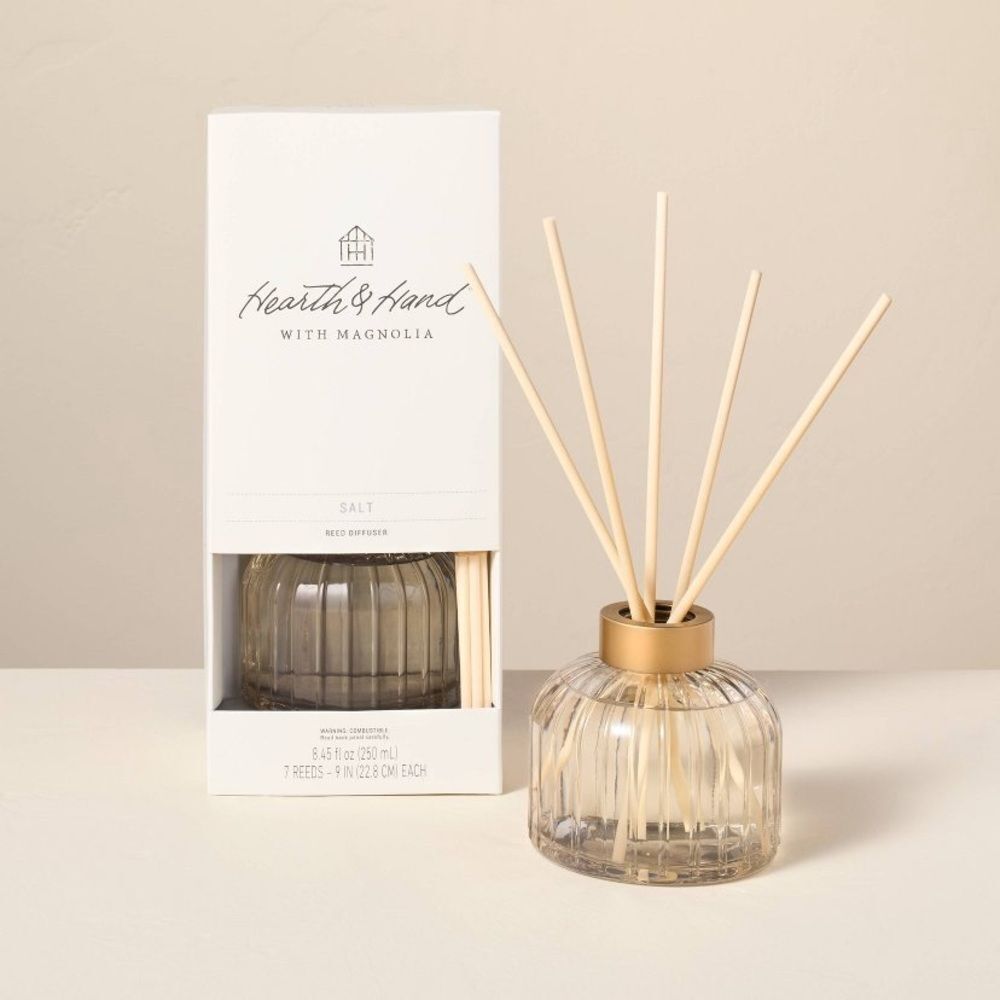Hearth & Hand Glass Salt Reed Diffuser